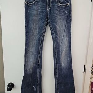 Miss Me Dark Blue Boot Cut Jeans